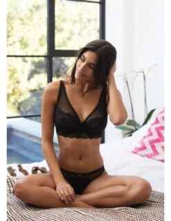 Slip Brésilien EXPRESSION - Freya Noir 6 Slip Brésilien EXPRESSION - Freya Noir -Ma Boîte à Dessous Soldes accueil slip bresilien expression freya noir 2