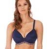 Soutien Gorge Demi-moulé Plunge WILD Freya Midnight Poppy
