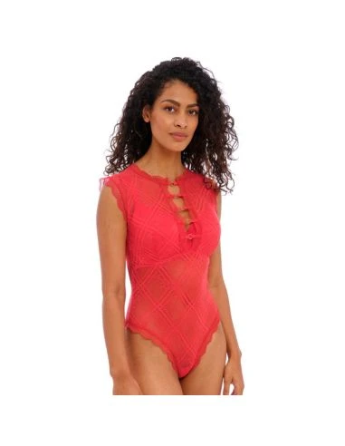 Body En Dentelle Sexy FREYA FATALE Freya Chili Red 2 Body En Dentelle Sexy FREYA FATALE Freya Chili Red – Image 2