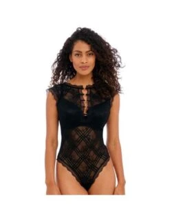 Body En Dentelle Sexy FREYA FATALE Freya Noir -Ma Boîte à Dessous Soldes body en dentelle sexy freya fatale freya noir 2