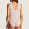 Body Séduction Sans Armatures En Dentelle DANSE DES SENS Aubade Opale
