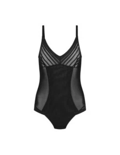 Body String Gainant Sans Armatures POWERMESH BYE BRA Noir -Ma Boîte à Dessous Soldes body string gainant sans armatures powermesh bye bra noir 3