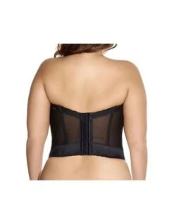 Bustier Armatures Grandes Tailles LACE BRIDAL Goddess Noir