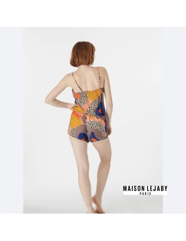 Caraco Imprimé COLORBLOCK Maison Lejaby Origami 1 Caraco Imprimé COLORBLOCK Maison Lejaby Origami