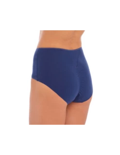 Culotte Haute En Coton Sans Coutures LISSE Wacoal Indigo Blue