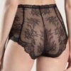 Culotte Haute En Dentelle DANSE DES SENS Aubade Noir
