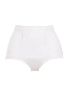 Culotte Haute Gainante FUSION Fantasie Blanc -Ma Boîte à Dessous Soldes culotte haute gainante fusion fantasie blanc 1