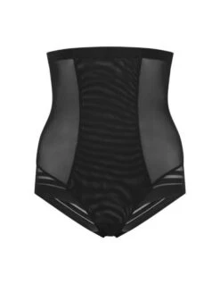Culotte Haute Gainante POWERMESH BYE BRA Noir -Ma Boîte à Dessous Soldes culotte haute gainante powermesh bye bra noir 2