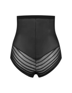 Culotte Haute Gainante POWERMESH BYE BRA Noir -Ma Boîte à Dessous Soldes culotte haute gainante powermesh bye bra noir 3