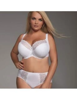 Culotte Haute Opaque Grandes Tailles BETTY KrisLine Blanc -Ma Boîte à Dessous Soldes culotte haute opaque grandes tailles betty krisline blanc 1