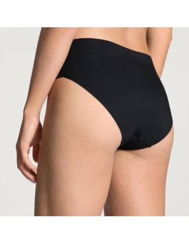 Culotte Sans Couture NATURAL SKIN CALIDA Noir écoresponsable 1 Culotte Sans Couture NATURAL SKIN CALIDA Noir écoresponsable