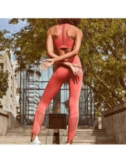 MAISON LEJABY Legging Sport Sans Coutures SEAMLESS AERE - Lejaby Inspire Tomette -Ma Boîte à Dessous Soldes legging sport sans coutures seamless aere lejaby inspire tomette 4