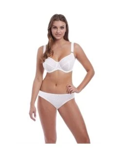 Slip Brésilien Starlight Blanc Freya -Ma Boîte à Dessous Soldes lingerie fine et maillots de bain pour elle slip bresilien starlight blanc freya 2