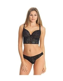 Soutien Gorge Bustier SOIREE LACE FREYA Noir