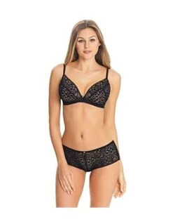 Soutien Gorge Plunge SOIREE LACE FREYA Noir -Ma Boîte à Dessous Soldes lingerie fine et maillots de bain pour elle soutien gorge plunge soiree lace freya noir 1