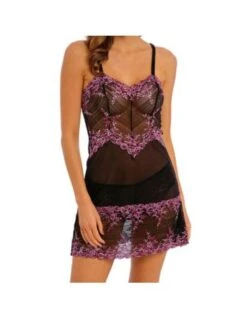 Nuisette En Dentelle Stretch Embrace Lace WACOAL Black Berry