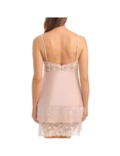 Nuisette Opaque En Dentelle Fine AUBREE FANTASIE Natural Beige -Ma Boîte à Dessous Soldes nuisette opaque en dentelle fine aubree fantasie natural beige 1