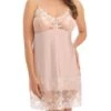 Nuisette Opaque En Dentelle Fine AUBREE FANTASIE Natural Beige