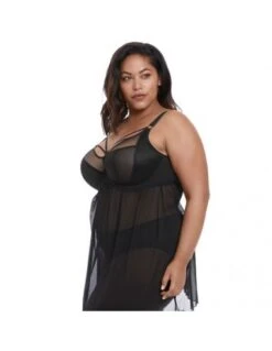 Nuisette Soutien Gorge Intégré SACHI ELOMI Noir