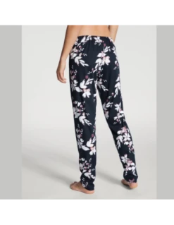 Pantalon Coupe Droite En Coton FAVOURITES DREAMS - Calida Dark Lapis Blue