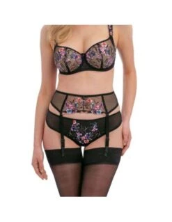 Porte Jarretelles En Dentelle AURELIA FANTASIE Noir -Ma Boîte à Dessous Soldes porte jarretelles en dentelle aurelia fantasie noir 1