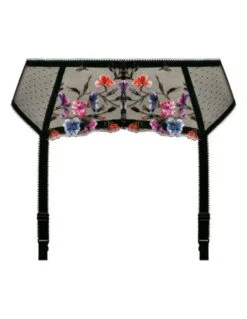 Porte Jarretelles En Dentelle AURELIA FANTASIE Noir -Ma Boîte à Dessous Soldes porte jarretelles en dentelle aurelia fantasie noir 2