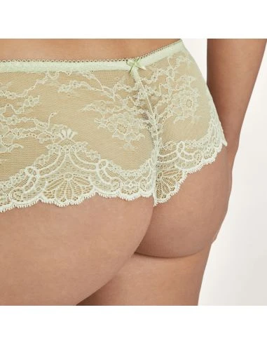 Shorty Saint Tropez En Dentelle DANSE DES SENS Aubade Pistache 1 Shorty Saint Tropez En Dentelle DANSE DES SENS Aubade Pistache