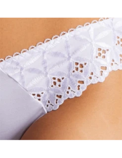 Slip Brésilien Coton BAHIA ET MOI - Aubade Blanc -Ma Boîte à Dessous Soldes slip bresilien coton bahia et moi aubade blanc 1