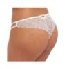 Slip Brésilien En Dentelle TEMPTRESS Freya Blanc