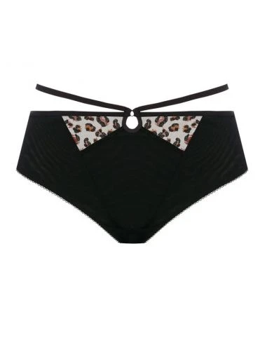 Slip Brésilien Grandes Tailles NAMRAH Elomi Noir 2 Slip Brésilien Grandes Tailles NAMRAH Elomi Noir – Image 2