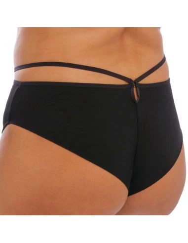 Slip Brésilien Grandes Tailles NAMRAH Elomi Noir 1 Slip Brésilien Grandes Tailles NAMRAH Elomi Noir