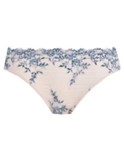 Slip Classique En Dentelle EMBRACE LACE WACOAL Pastel Blue -Ma Boîte à Dessous Soldes slip classique en dentelle embrace lace wacoal pastel blue 1
