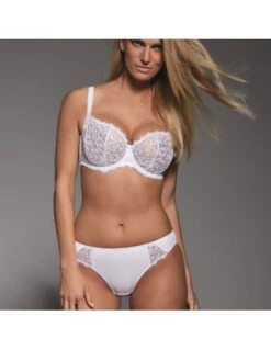 Slip Classique Opaque Grandes Tailles BETTY KrisLine Blanc