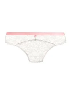 Slip En Dentelle Fine OFFBEAT FREYA Blanc -Ma Boîte à Dessous Soldes slip en dentelle fine offbeat freya blanc 1