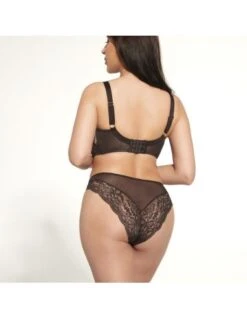 Slip En Dentelle Grandes Tailles CHOCOLATE KrisLine Marron