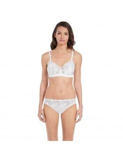 Slip Lace Affair WACOAL Blanc -Ma Boîte à Dessous Soldes slip lace affair wacoal blanc 1