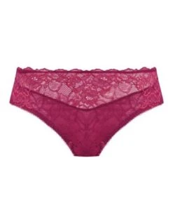 Slip Sans Coutures LACE PERFECTION WACOAL Red Plum -Ma Boîte à Dessous Soldes slip sans coutures lace perfection wacoal red plum 1