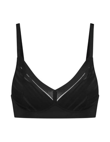 Soutien-gorge Avec Armatures Invisible POWERMESH BYE BRA Noir 3 Soutien-gorge Avec Armatures Invisible POWERMESH BYE BRA Noir – Image 3