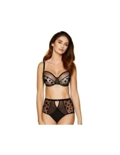 Soutien-gorge Balconnet Armatures DAPHNE Gorteks Noir -Ma Boîte à Dessous Soldes soutien gorge balconnet armatures daphne gorteks noir 4