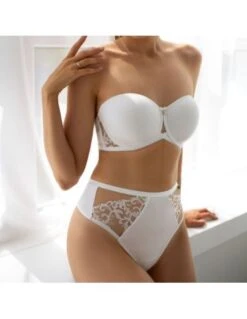 Soutien-gorge Bandeau Avec Armatures YES Krisline Ivoire -Ma Boîte à Dessous Soldes soutien gorge bandeau avec armatures yes krisline ivoire 1