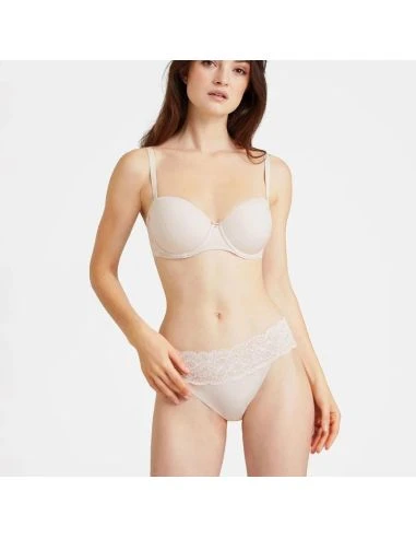 Soutien-gorge Bandeau Coque Fine Avec Armatures SWEETESSENCE AUBADE Skin 2 Soutien-gorge Bandeau Coque Fine Avec Armatures SWEETESSENCE AUBADE Skin – Image 2