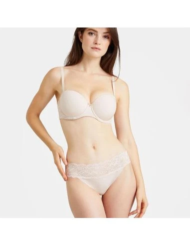 Soutien-gorge Bandeau Coque Fine Avec Armatures SWEETESSENCE AUBADE Skin 6 Soutien-gorge Bandeau Coque Fine Avec Armatures SWEETESSENCE AUBADE Skin – Image 6