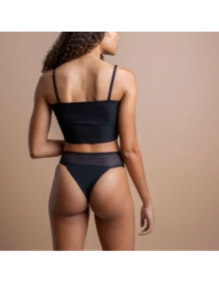 Soutien-gorge Bandeau Sans Armatures MOERI - Cocoro Noir -Ma Boîte à Dessous Soldes soutien gorge bandeau sans armatures moeri cocoro noir 1