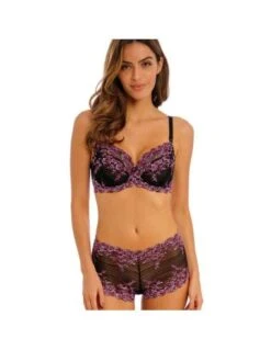 Soutien Gorge Classique à Armatures EMBRACE LACE Wacoal Black Berry -Ma Boîte à Dessous Soldes soutien gorge classique a armatures embrace lace wacoal black berry 2