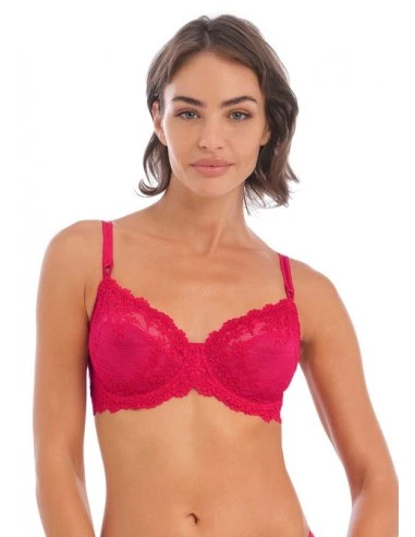 Soutien-gorge Classique Armatures EMBRACE LACE Wacoal Persian Red 1 Soutien-gorge Classique Armatures EMBRACE LACE Wacoal Persian Red