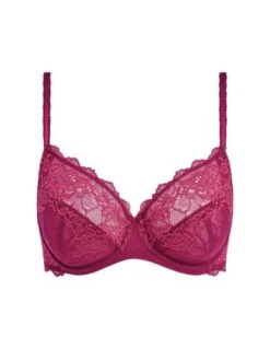Soutien-gorge Classique Armatures LACE PERFECTION WACOAL Red Plum -Ma Boîte à Dessous Soldes soutien gorge classique armatures lace perfection wacoal red plum 2