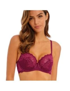 Soutien-gorge Classique Armatures LACE PERFECTION WACOAL Red Plum -Ma Boîte à Dessous Soldes soutien gorge classique armatures lace perfection wacoal red plum 3