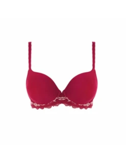 Soutien Gorge Contour Lace Perfection - Wacoal Cerise 5 Soutien Gorge Contour Lace Perfection - Wacoal Cerise -Ma Boîte à Dessous Soldes soutien gorge contour lace perfection wacoal cerise 2