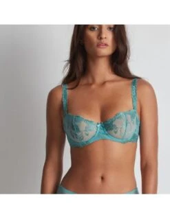 Soutien-gorge Corbeille Armatures En Dentelle Recyclée SOFTESSENCE AUBADE Aloe -Ma Boîte à Dessous Soldes soutien gorge corbeille armatures en dentelle recyclee softessence aubade aloe 2