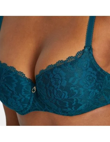 Soutien-gorge Corbeille Coque ROSESSENCE AUBADE Deep Green 2 Soutien-gorge Corbeille Coque ROSESSENCE AUBADE Deep Green – Image 2